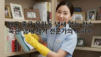 대구 중구 문화동 냄새 없는 청소, 묵은 냄새 제거 전문가의 노하우